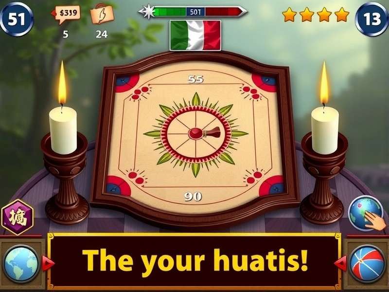 Carrom Battle Game Screenshot